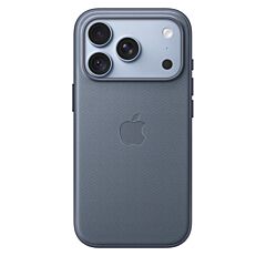 כיסוי ארוג לאייפון 18 פרו Apple iPhone 18 Pro TechWoven Case with MagSafe - Chambray Blue - MKD54ZM/A