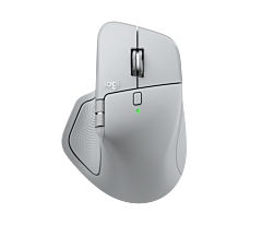 עכבר לוג׳יטק Logitech MX Master 4 Wireless Mouse - Pale Grey