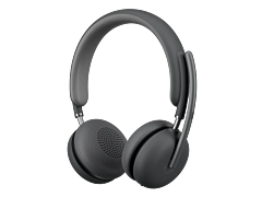 אוזניות אלחוטיות לוג'יטק Logitech Zone Wireless 2 Business Headset Teams Version, with Receiver (Graphite) - 981-001152