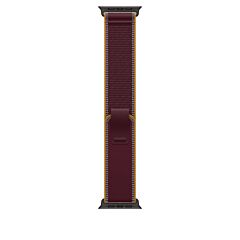 רצועות לשעונים Apple 49mm Burgundy Trail Loop - S/M - Black Titanium Finish - MKA74ZM/A