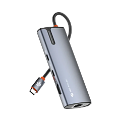 רכזת חיבורים Miracase MHUB530 8-in-1 USB-C Hub with Ethernet and HDMI