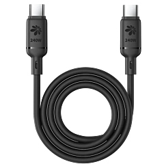 כבל טעינה Miracase MTCS240W 1.2m USB-C to USB-C Silicone Cable (240W) (Black)