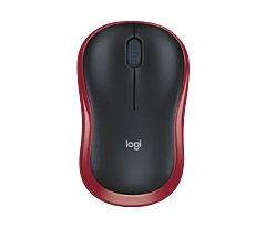 Logitech M185 Wireless Mouse (Red)