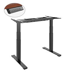 LUMI Dual Motor Electric Sit-Stand Desk with Square Column (Standard)