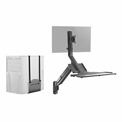LUMI Single Screen Premium Gas Spring Computer Wall Mount