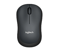 Logitech M220 Silent Wireless Mouse (Charcoal)