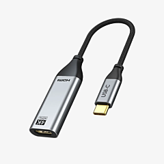 מתאם וידאו Cabletime USB-C to HDMI Adapter, 4K@60Hz, 20cm (Black) - CT-C160-PU31-CMHDFn1-S0.2