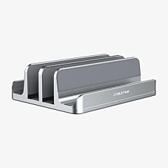Cabletime Aluminum Dual Vertical Stand Holder For Laptop