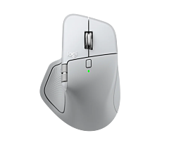 עכבר אלחוטי לוג'יטק Logitech MX Master 4 for Mac High-Performance Wireless Mouse (White Silver) - 910-007576