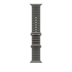 רצועות לשעונים Apple 49mm Translucent Black Ocean Band - Natural Titanium Finish - MK7P4ZM/A
