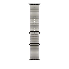 רצועות לשעונים Apple 49mm Translucent Grey Ocean Band - Black Titanium Finish - MKAQ4ZM/A
