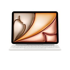 מקלדת לאייפד Apple Magic Keyboard for iPad Air 11-inch (M3/M2/5/4 Gen) - US Layout - White MDFV4LL/A