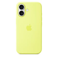 כיסוי סיליקון לאייפון 17 Apple iPhone 17 Silicone Case with MagSafe - Neon Yellow MGEV4ZM/A
