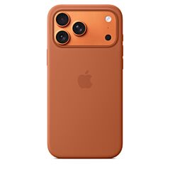 כיסוי סיליקון לאייפון 17 פרו מקס Apple iPhone 17 Pro Max Silicone Case with MagSafe - Terra Cotta MGFQ4ZM/A