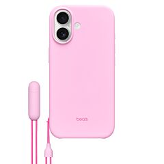 כיסוי קיקסטנד לאייפון 17 Apple Beats iPhone 17 Kickstand Case with MagSafe and Camera Control - Pebble Pink MGY64LL/A