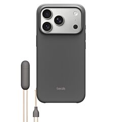 כיסוי קיקסטנד לאייפון 17 פרו Apple Beats iPhone 17 Pro Kickstand Case with MagSafe and Camera Control - Granite Gray MGY74LL/A