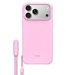 כיסוי קיקסטנד לאייפון 17 פרו מקס Apple Beats iPhone 17 Pro Max Kickstand Case with MagSafe and Camera Control - Pebble Pink MGYA4LL/A