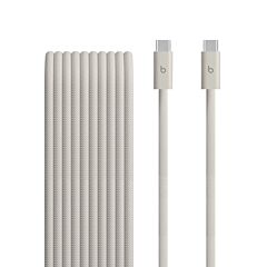 כבל טעינה קלוע Apple Beats 240W USB-C to USB-C Braided Cable (3 m / 10 ft) - Surge Stone - MHX74ZM/A