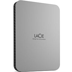 כונן אחסון חיצוני 2 טרה LaCie Mobile External Hard Drive 2TB USB-C Silver STLP2000400 