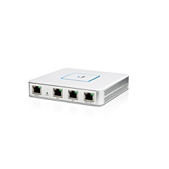 נתב אבטחה לרשת Ubiquiti UniFi Security Gateway, Enterprise Gateway Router with Gigabit Ethernet - USG