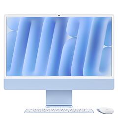 איימק Apple iMac 24" Retina 4.5K Z1E5-CTO26 Standard glass, M4 8C CPU 8C GPU, 16GB, 1TB, Gigabit Ethernet, Magic Mouse, Magic Keyboard, Two Thunderbolt 4 ports, Blue