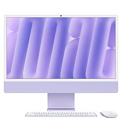 איימק Apple iMac 24" Retina 4.5K Z1ET-CTO14 Standard glass, M4 10C CPU 10C GPU, 16GB, 256GB, Gigabit Ethernet, Magic Trackpad, Magic Keyboard with touch ID, Four Thunderbolt 4 ports, Purple